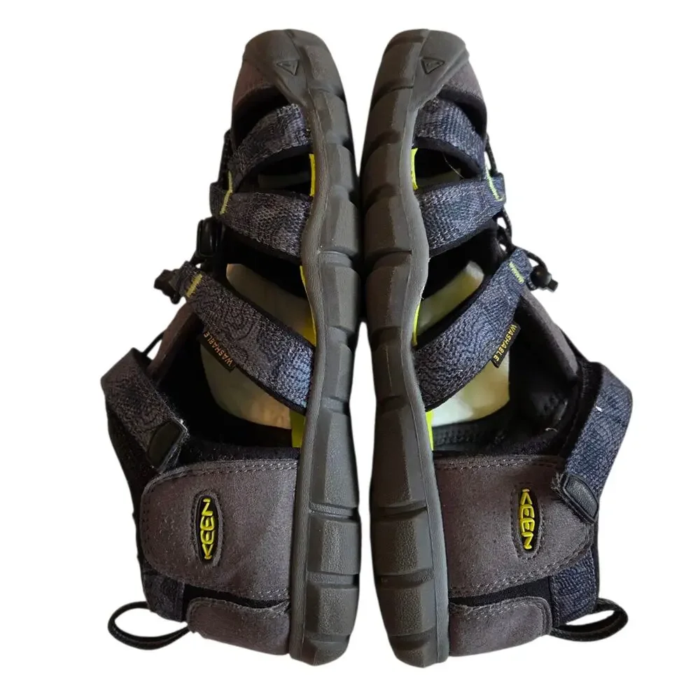 Keen Little Kids Seacamp II Sandals Sz 3 Hiking Washable Arch Support Adjustable